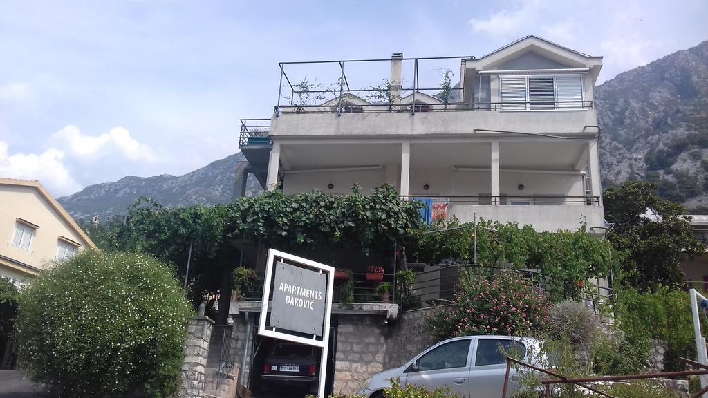 Apartments Dakovic Котор Экстерьер фото